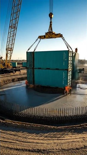 The Future of Construction — Container Mansion #building #construction #architecture #engineering