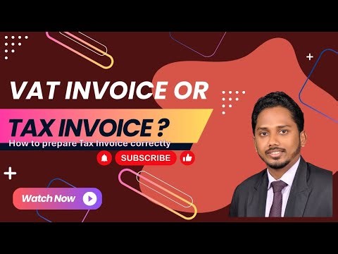 Tax Invoice | How to prepare Tax Invoice Correctly | Sri Lanka