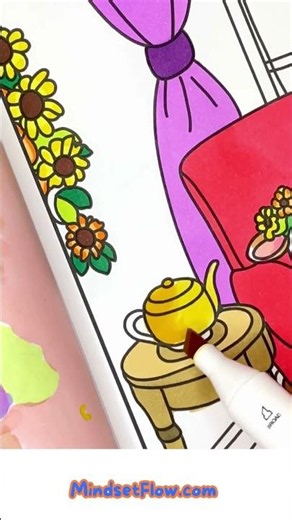 Moo Too Cute! Baby Cow Cottage From Relaxing Moments Comfy And Cuddly Coloring Book