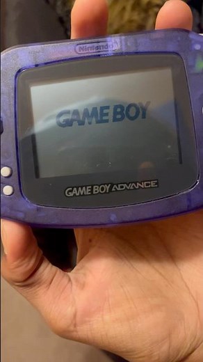 Game Boy Advance Start Up Sound #GBA #nintendo #games