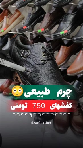 ‎کفش دعائی‎ on Instagram‎: "می‌خوام کفش چرمی بهت بدم ۷۵۰ تومان باور نمی‌کنید؟ 👀 خودتون ببینید! اینم اثبات واقعی کفش‌های حراجی ما فقط با ۷۵۰ هزار تومان! البته ما از ۷۵۰ کار داریم به بالا درصد تخفیف ها متفاوتی😘 کیفیت عالی، قیمت استثنایی. فرصت رو از دست ندید، چون موجودی محدوده! 🏃‍♂️💨 #چرم #لرستان #بروجرد #کفش #حراج"‎