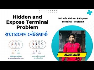 Hidden and Expose Terminal Problem in Wireless Communication in Bangla | Ad Hoc Wireless Networking.