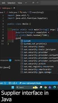 Supplier Interface in Java 8 with an example