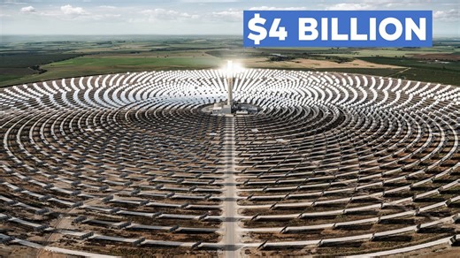 The giant solar plant so massive it can be seen from space