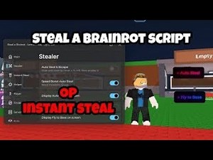 Steal A Brainrot Script NO KEY PASTEBIN 2025 / auto steal LEMON HUB