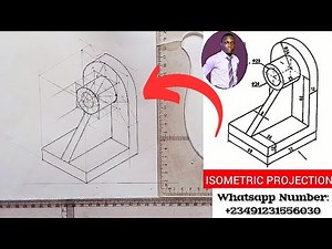 How to Reproduce Isometric Projection with Curves | Technical Drawing Tutorial