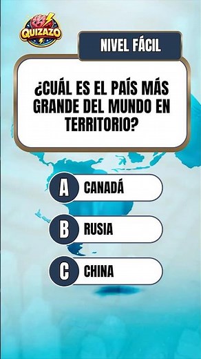 Which is the LARGEST country in the world? 🌍 (And the most populated!)