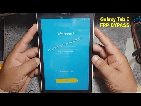 Samsung Galaxy Tab E FRP Lock Google Account verification Lock remove Without Pc by waqas mobile