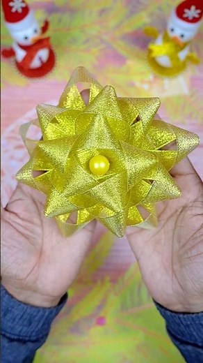 🎄 Handmade Christmas Bow for Home Decoration