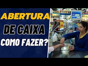 ROTINA de OPERADOR de CAIXA na pratica | como fazer a ABERTURA?