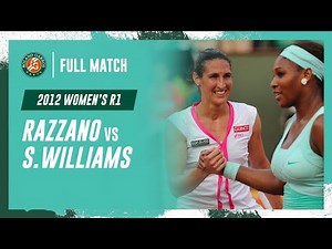 Razzano vs Williams 2012 Women's round 1 Full Match | Roland-Garros