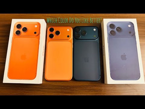 UNBOXING NEW IPHONE 17 PRO MAX - SETUP TUTORIAL FOR BEGINNERS & COLOR COMPARISON!
