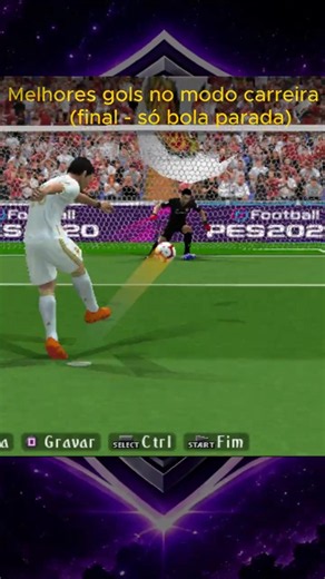 Melhores gols no modo carreira do bomba patch (final) #futebol #ps2 #copadomundo #nostalgia #pes