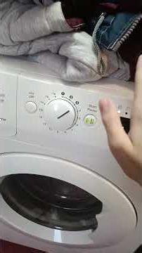 Indesit Unbalanced Intermediate spin 600 RPM