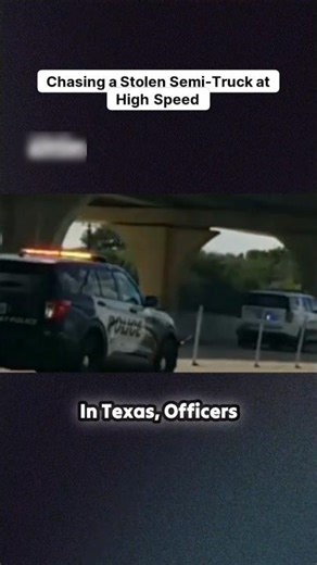 Chasing a Stolen Semi-Truck at High Speed You Won't Believe the Ending!