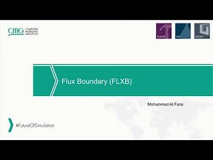 CMG Tutorial: Flux Boundary