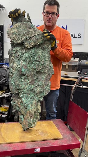 2.2K views · 84 reactions | Michigan Copper with Silver & Glacial Curl | Michigan Rocks & Minerals | Facebook