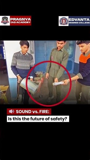 No Water, No Chemicals: This Sound Wave Extinguisher is the Future of Fire Safety! 🔊🔥