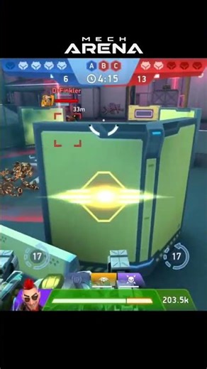 Surge + Repeater 10 🔥👆🏻| Mech Arena Gameplay #mecharena #mecharenarobotshowdown #gameplay #shorts