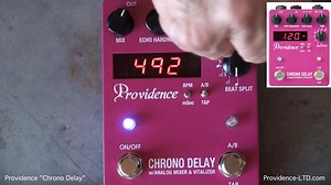 【TMS乐器代理】Providence Chrono Delay 延时效果器