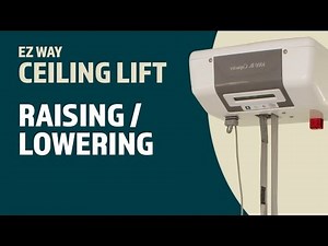 EZ Way Ceiling Lift Usage: Raising or Lowering the LIft