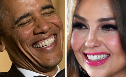 "Macho, baila muy bien", cuando Thalía sacó a bailar a Barack Obama al son de "Amor a la mexicana"