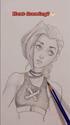 🔥Drawing Jinx From Arcane🔥| Pencil Drawing | My Daily Art
