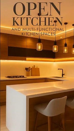 Modern open Kitchen Ideas 2025 | Modular Kitchen arrangement Ideas