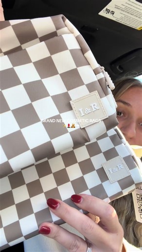 I'm OBSESSED with these brand new cosmetic bags ✨ #cosmeticbag #makeupbag