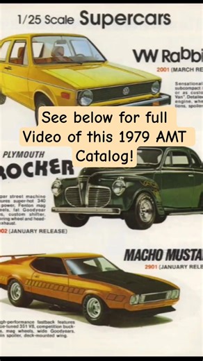 1978 AMT model Catalog. Vintage Gold! #shorts #modelbuilding