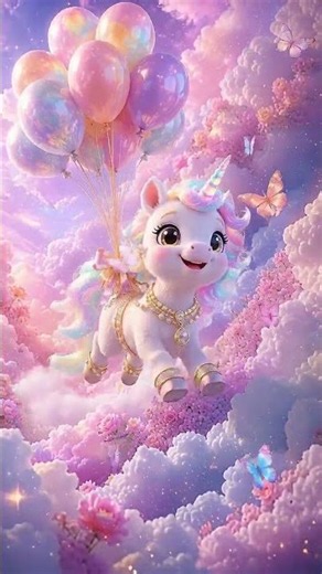 Galaxy Themes - [poly] balloon unicorn cloudwalk