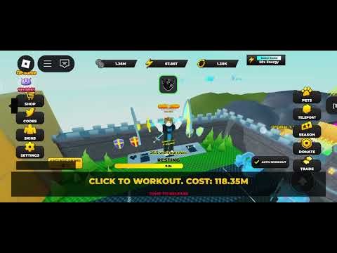 (1300) rebirths in strongman simulator #robpox ‪@RRRanox‬