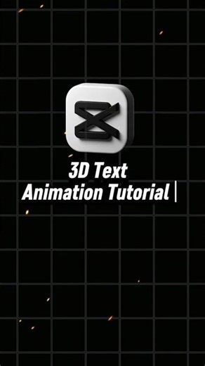 3D Text animation Tutorial 🥵👀| #aa23 #capcut #content #edit #shorts #foryou