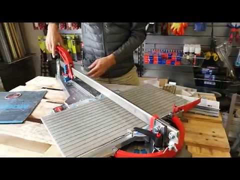 How to cut ribbed porcelain tiles with Manual Tile Cutter Masterpiuma Montolit