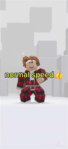 0.5 vs normal vs 2.5 x speed☠️ #roblox 👍👍