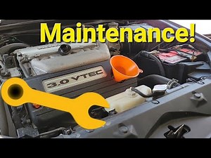 How to change your engine oil in a 2002 to 2007 Honda Accord V6 3.0.
