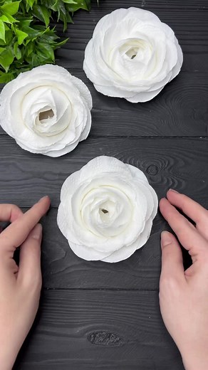 Tissue Paper Flowers Very EASY #papercraft #tutorial #craft #easy