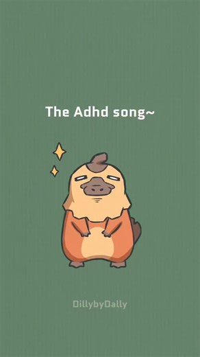 Dilly and Dally on Instagram: "Join Dilly's ADHD support group in the comments~😌🥹 #adhd #adhdsupport #animationmeme"