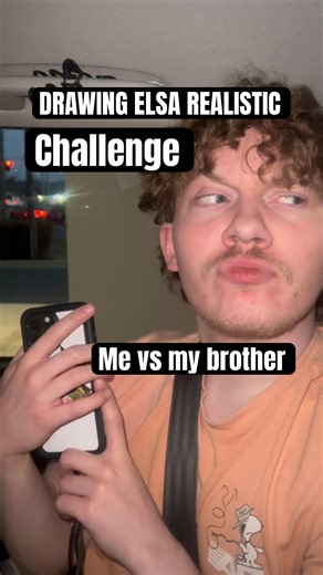 Drawing Elsa challenge! Me vs my Brother. WHO WON?! #elsa #frozen #drawing #challenge #viral