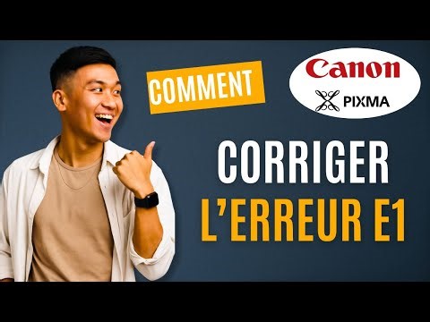 How to fix error e1 on a Canon Pixma printer