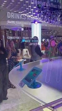 Royal Caribbean Bionic Bar #cruise #drinks #royalcaribbean #vacation
