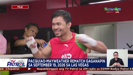 Muling maghaharap sa ring sina Pinoy boxing icon Manny Pacquiao at American boxer Floyd Mayweather Jr matapos ang mahigit isang dekada. | TV Patrol