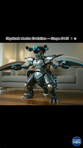 FutureMon Studio on Instagram: "Gible → Garchomp MECHA Evolution 🦈⚙️ The full mechanical evolution of Gible transforming into Gabite and finally Mecha Garchomp. A fan-made reimagining of the iconic land shark with heavy mechanical armor, hydraulic joints, turbine-driven limbs, and transformer-style evolution mechanics. More Mecha Pokémon evolutions coming soon! ⚙️🦈 #garchomp #gible #gabite #megagarchomp #paradoxgarchomp #pokemonevolution #pokemonfanart #pokemonart #pokemonreels #pokemonshorts