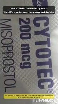 How to Spot Fake Medication? | Zoom Test for Cytotec Print Quality