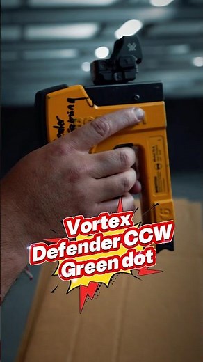 New Vortex Defender CCW Green Dot #vortex #vortexoptics #vortexnation #czshadow2 #cz #czcarry