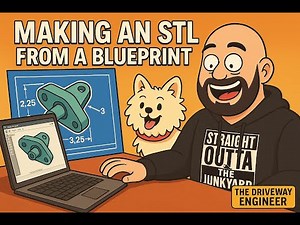 Turn ANY Blueprint Into an STL! Fusion 360 + Bambu Lab Guide