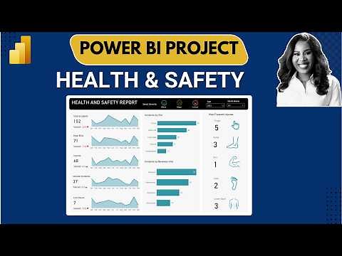 POWER BI PROJECT: HEALTH AND SAFETY REPORT|| POWER BI Tutorial for BEGINNERS with PRACTICE FILE