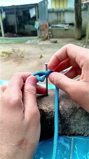 One rope Knot. Trusted by Professionals Worldwide! #camping #artistic #campinglife