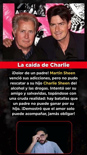 URGENTE: La dolorosa confesión de Martin Sheen sobre las adicciones de Charlie
