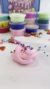 16 Pack Mini Butter Slime Kit,with Pink Watermelon, Ice Cream and Cake Slime Etc. Color Slime and Slime Charms,Soft and Non-Sticky,DIY Scent Slime Party,Stress Relief Sludge Toy for Boys and Girls